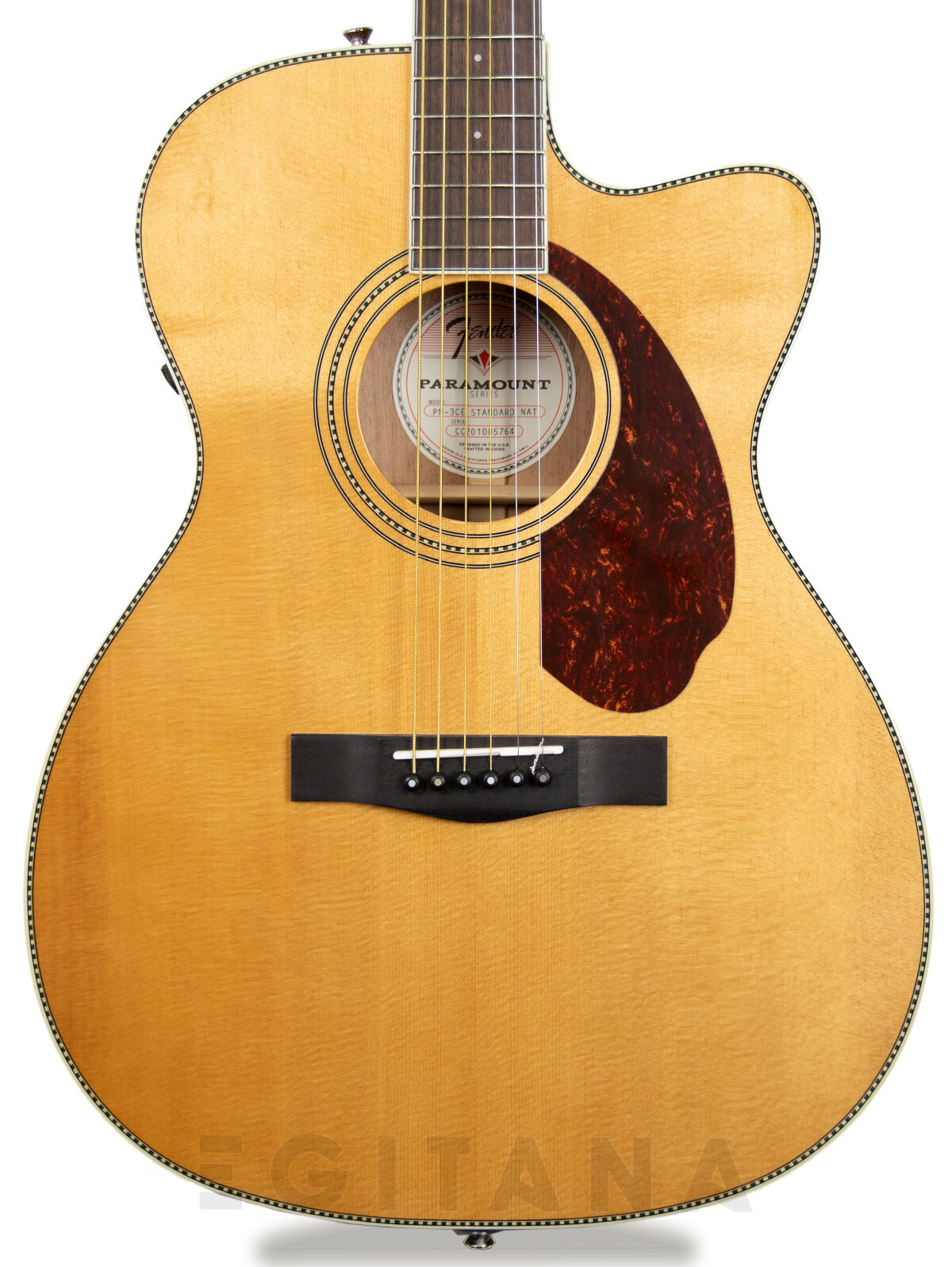 Fender PM-3 Triple-0 Standard OV Natural Com Estojo Guitarras Folk