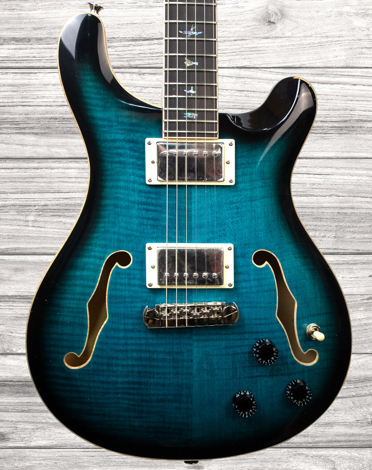 PRS SE Hollowbody II Piezo PB Guitarras formato Hollowbody