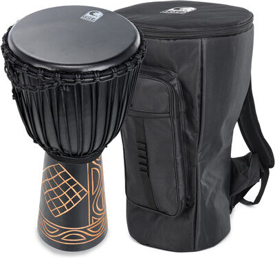 Toca 12"" Black Mamba Djembe Set