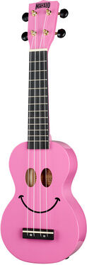 Mahalo Smiley Ukulele Pink