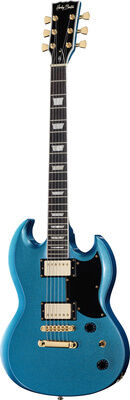 Harley Benton DC-DLX Gotoh Pelham Blue