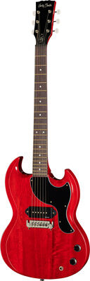 Harley Benton DC-60 Junior Faded Cherry