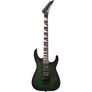 Jackson JS Series Dinky Arch Top JS32Q DKA Transparent Green Burst Amaranth Fingerboard