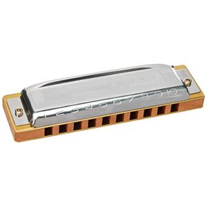 Hohner HH532F Blues Harp - Key of F, Chrome, 1.02 in*4.64 in*1.41 in