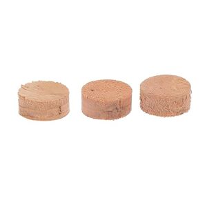 ERINGOGO 3pcs Drain Valve Cork Pad Trombone Key Pads Trumpet Water Key Spit Valve Trombone Wooden Pads Trombone Water Key Cork Trombone Key Spit Valve Cork Pad Cork Parts Wooden Mat Repair