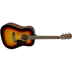 Fender CD-60 Dreadnought V3 DS Acoustic Guitar, Walnut Fingerboard, Sunburst