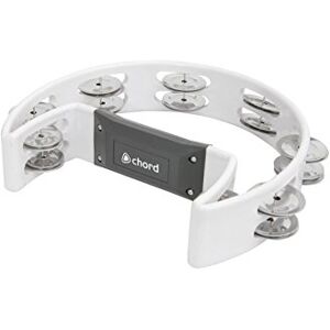 chord TAMB-SD-WH Tambourine - White