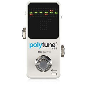 Music Tribe TC Electronic POLYTUNE 3 MINI Tiny Polyphonic Tuner with Multiple Tuning Modes and Built-In BONAFIDE BUFFER