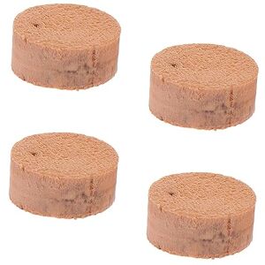 Abaodam 4pcs Drain Valve Cork Pad Trombone Accessories Trumpet Accessories Trumpet Button Buckle Trombone Parts Trombone Cork Cushions Instrument Trombone Cork Mats Copper Pipe Key