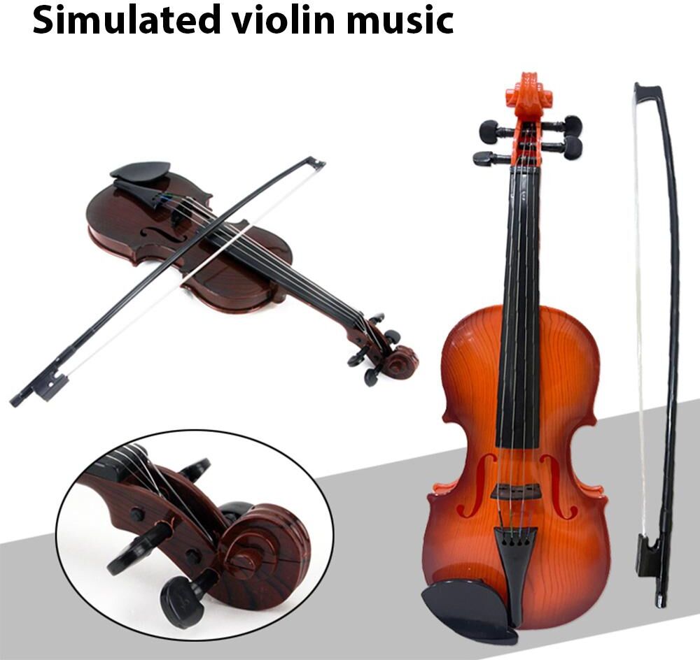 TOMTOP JMS Simulated Violin Music Practice Violin for Beginners Violin Kit Musical Instrument Exquisite