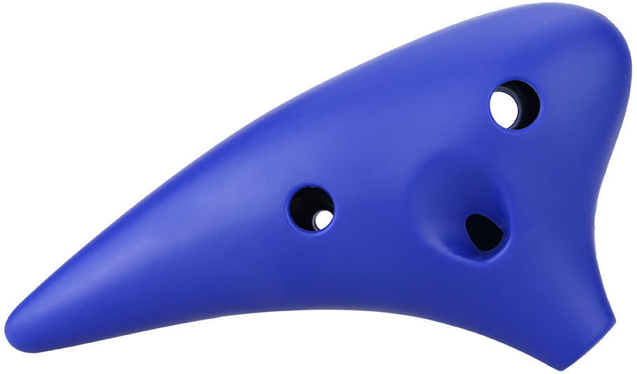 TOMTOP JMS 12 Holes Plastic Ocarina Flute Alto C Musical Instrument with Music Score for Music Lover and Beginner