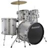 Ludwig Accent Drive 5-Piece Complete Drum Set - 22" Bass (Silver Sparkle)