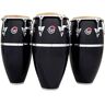 Latin Percussion Patato Model Congas in Black Fiberglass, 11 3/4" Conga (11 3/4)