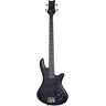 Schecter Stiletto Studio-4 Bass Guitar (See Thru Black Satin)