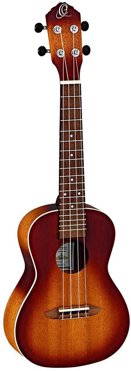 Ortega Guitars RUDAWN Earth Series Concert Sized Acoustic Ukulele, Dawn Sunburst