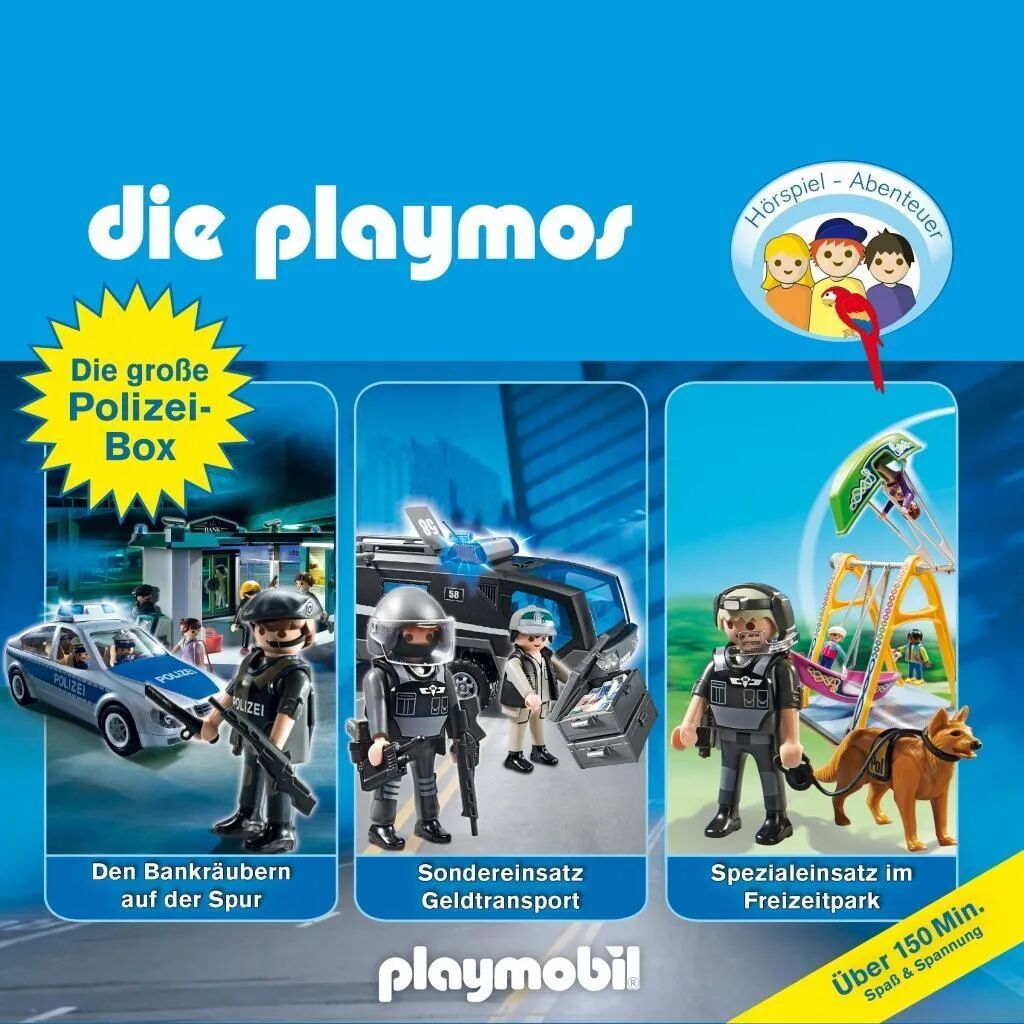 Edel Music & Entertainment CD / DVD Die Playmos - Die große Polizisten-Box (3CD-Box)