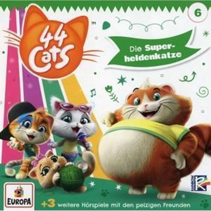 Miller Sonstiges Wortprogramm 44 Cats - Die Superheldenkatze, 1 Audio-CD