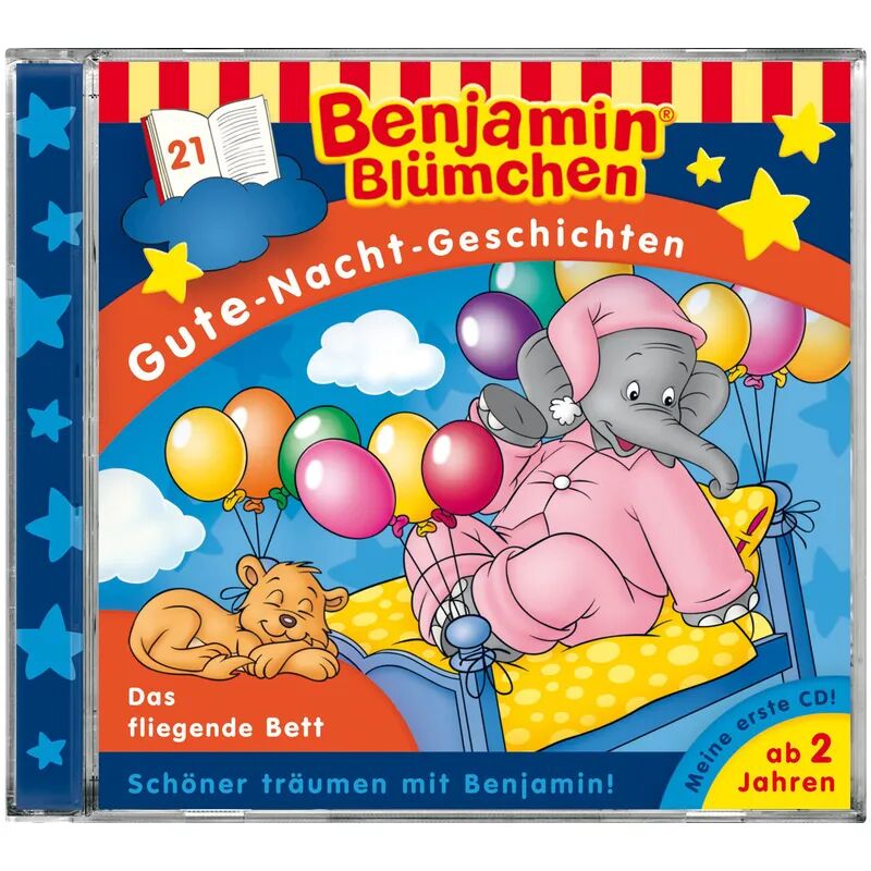 Kiddinx Media Benjamin Blümchen, Gute-Nacht-Geschichten - Das fliegende Bett, Audio-CD