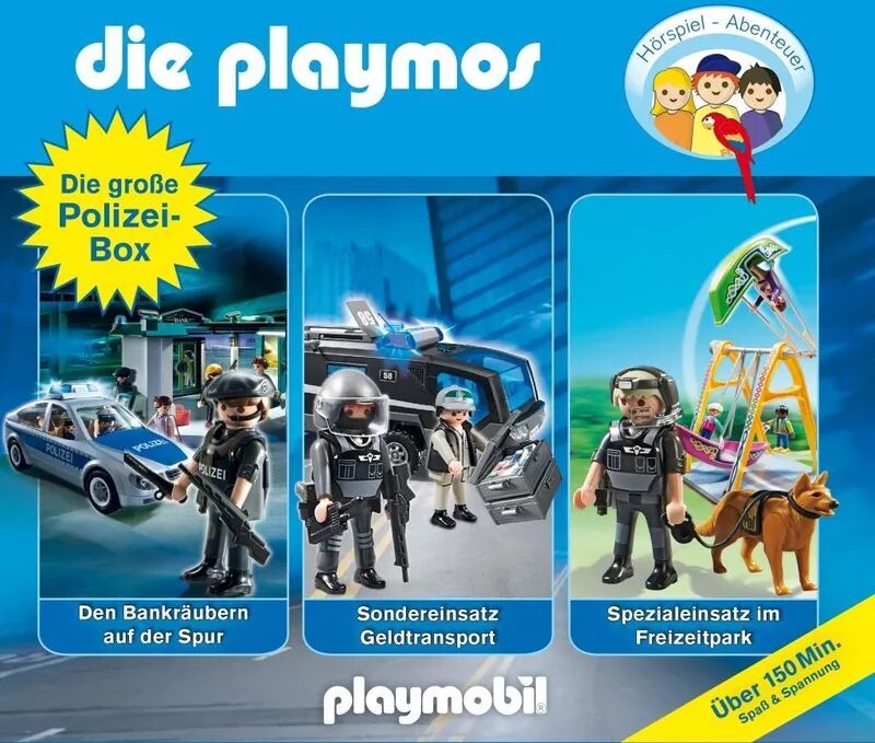 Edel Music & Entertainment CD / DVD Die Playmos - Die große Polizisten-Box (3CD-Box)