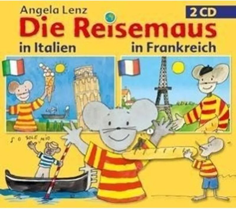 GOODTOGO Die Reisemaus: Italien & Frankreich, 2 Audio-CDs