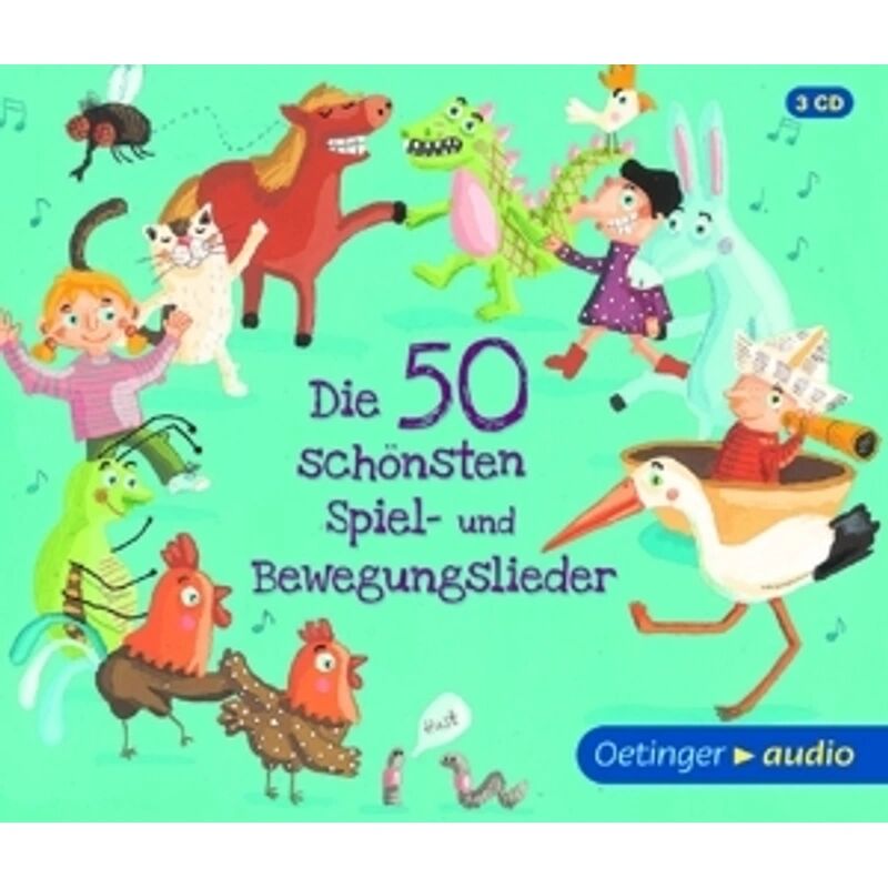 Oetinger Audio Hörspiel Lieder-CD: Die 50 schönsten Spiel- und Bewegungslieder