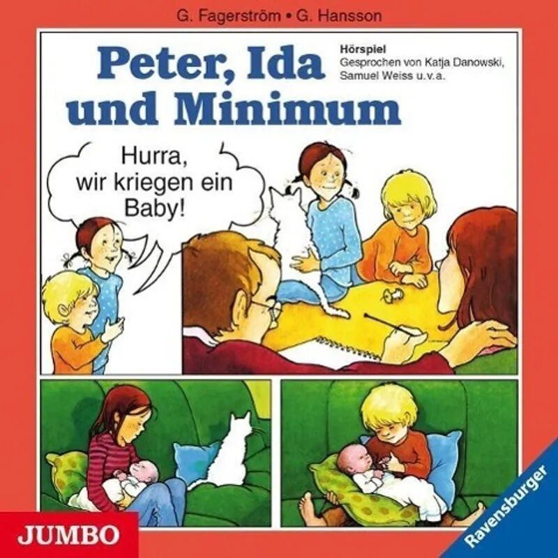 Jumbo Neue Medien Peter, Ida und Minimum - Hurra, wir kriegen ein Baby!, 1 Audio-CD