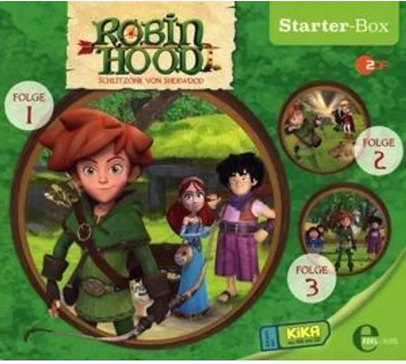 Edel Music & Entertainment CD / DVD Robin Hood - Schlitzohr von Sherwood - Starter-Box, 3 Audio-CD