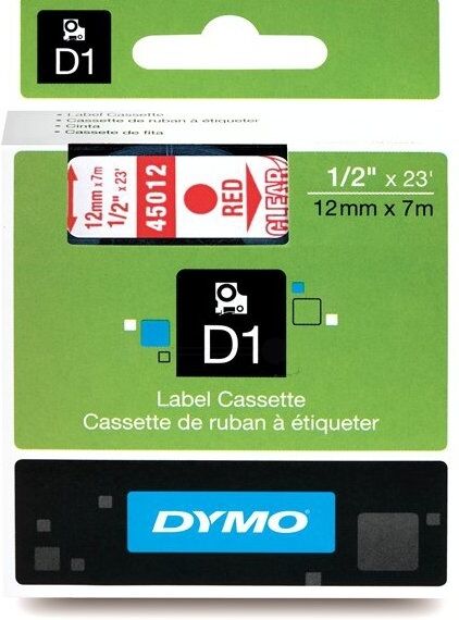 Dymo Original Dymo Labelmanager PC-2 Etiketten (S0720520 / 45012) multicolor 12mm x 7m - ersetzt Labels S0720520 / 45012 für Dymo Labelmanager PC2