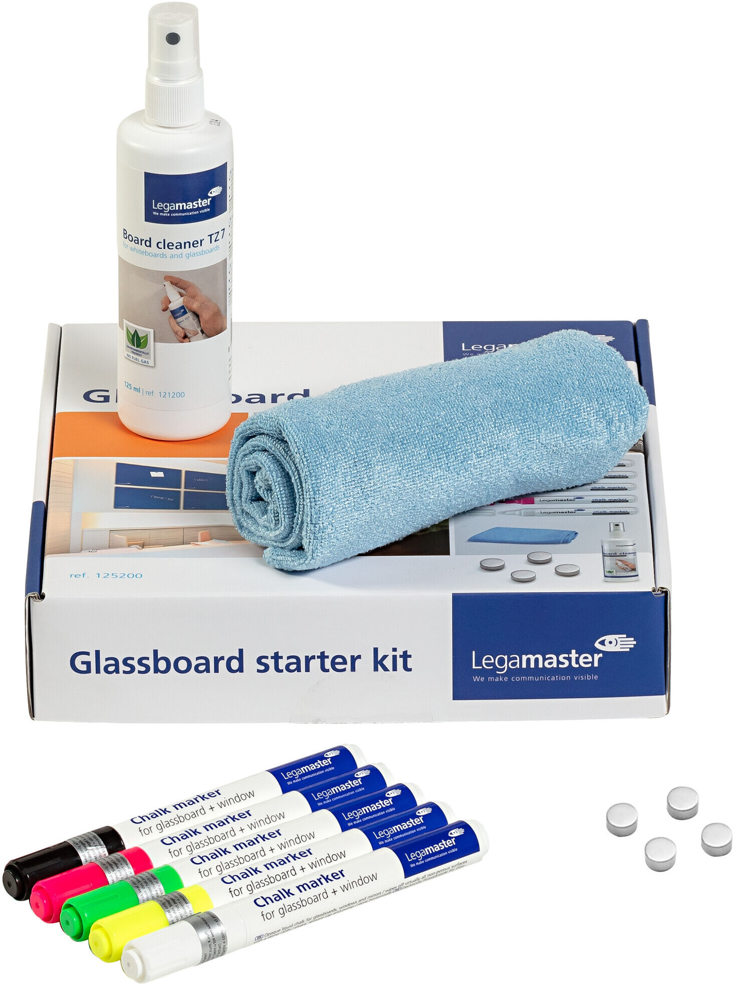 Legamaster Glasboard Starter Set 11-tlg.