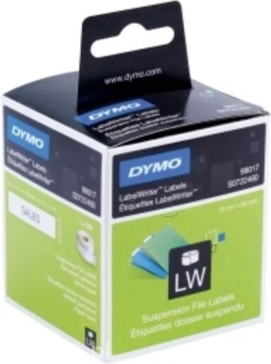 Dymo Original Dymo Labelwriter 450 Turbo Etiketten (S0722460 / 99017) 50mm x 12mm - ersetzt Labels S0722460 / 99017 für Dymo Labelwriter 450Turbo