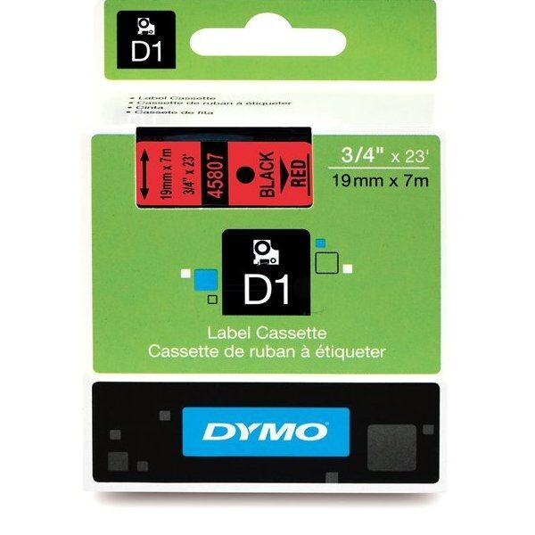Dymo Original Dymo Labelmanager 350 Etiketten (S0720870 / 45807) multicolor 19mm x 7m - ersetzt Labels S0720870 / 45807 für Dymo Labelmanager350
