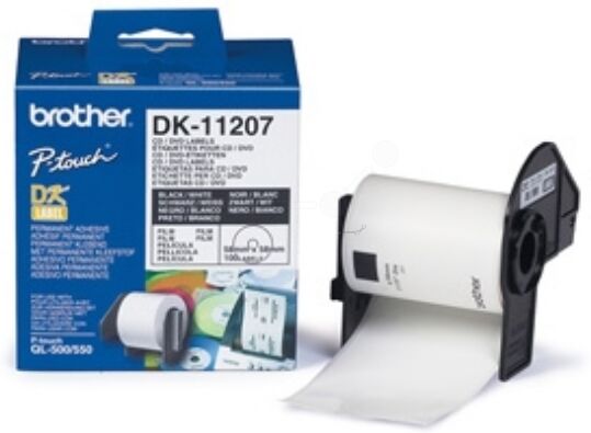 Brother Original Brother P-Touch QL 1100 NWB Etiketten (DK-11207) 58mm, Inhalt: 100 - ersetzt Labels DK11207 für Brother P-Touch QL 1100NWB