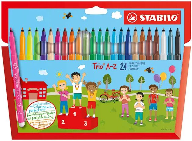 STABILO® Filzstifte TRIO A-Z mit 24 Farben