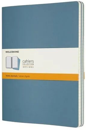 Moleskine Germany Moleskine Cahier Notizhefte Liniert, Xlarge, Kartoneinband, 3er Set,...