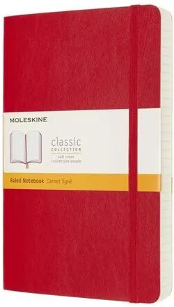 Moleskine Germany Moleskine classic, Notizbuch Erweitert Large/A5 Liniert, Scharlachrot