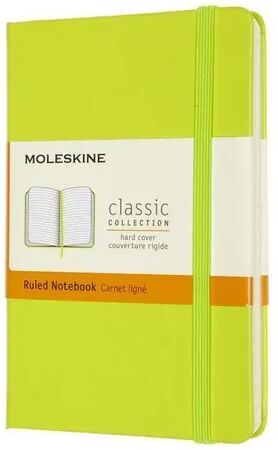 Moleskine Germany Moleskine Classic, Notizbuch Pocket/A6 Liniert, Limetten Grün