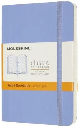 Moleskine Germany Moleskine Classic, Notizbuch Pocket/A6 Liniert, Hortensien Blau