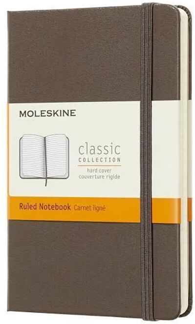 Moleskine Germany Moleskine Earth Brown Notebook Pocket Ruled Hard