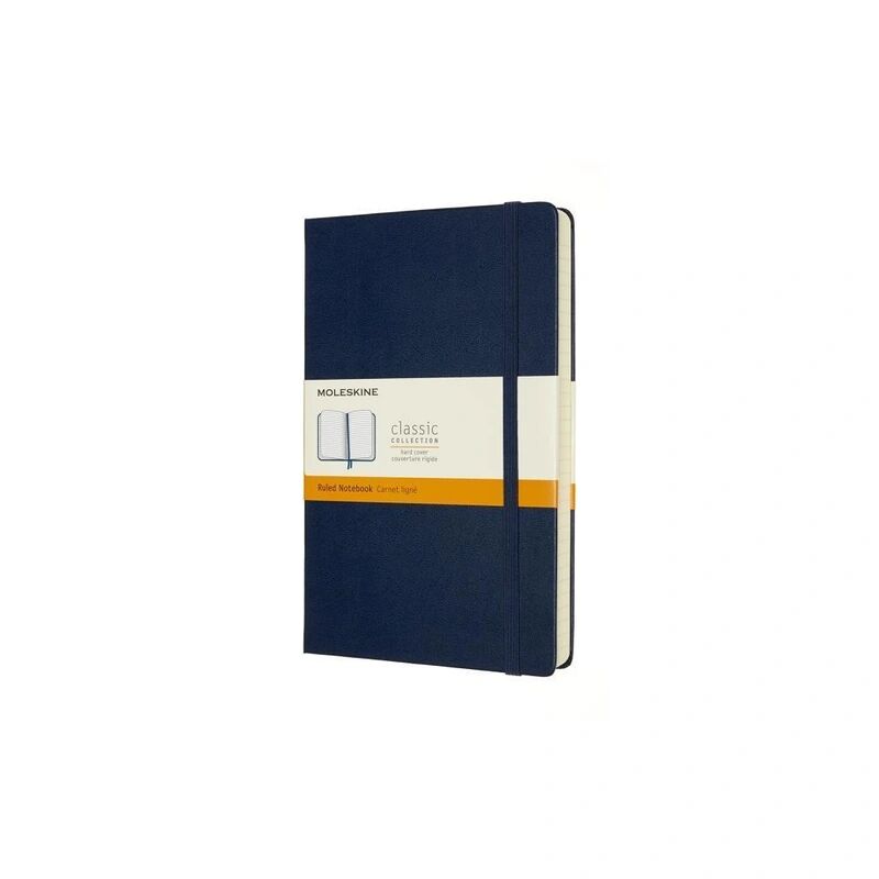 Moleskine Germany Moleskine Notizbuch Erweitert Large/A5 Liniert, Hardcover, Saphir