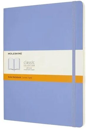 Moleskine Germany Moleskine Notizbuch Extra Large Liniert, Hortensien Blau