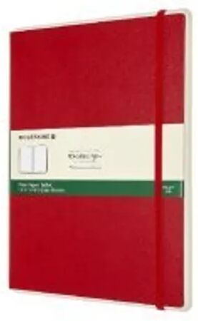 Moleskine Germany Moleskine Papertablet XL, Blanko, Hard Cover, Scharlachrot