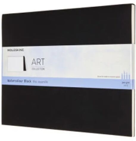 Moleskine Germany Moleskine Wasserfarbblock XL, 200G-Aquarellpapier, Soft Cover, Schwarz