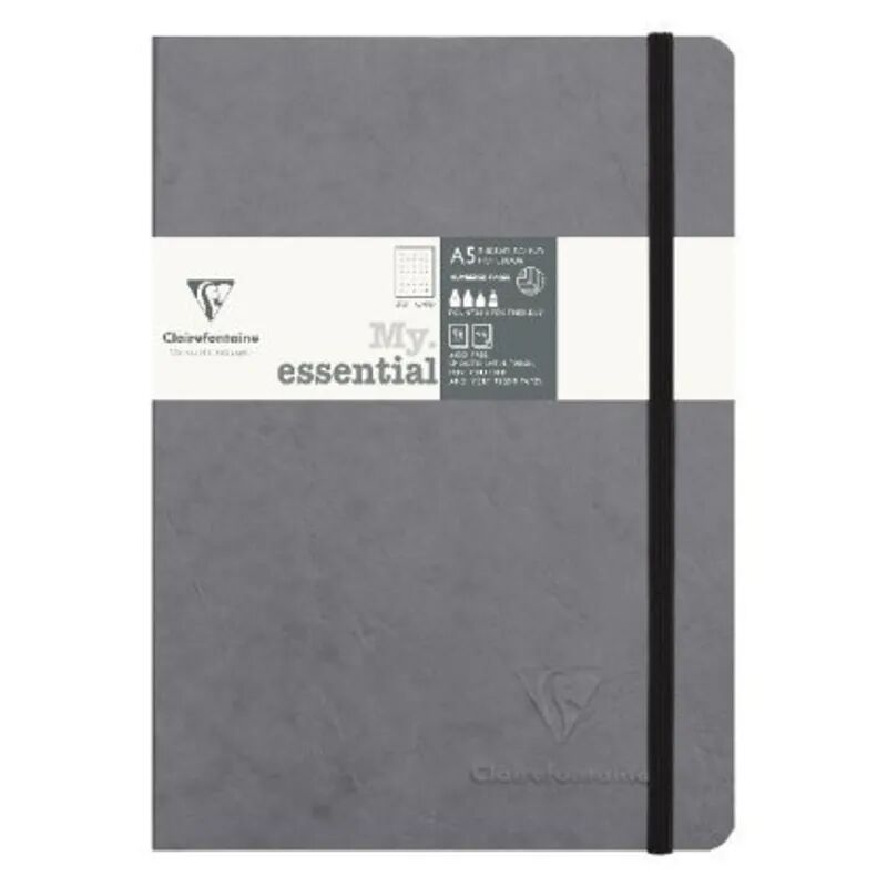 ExaClair Notizbuch Age Bag My.Essential A5 96 Blatt dot-linierteatur, Grau