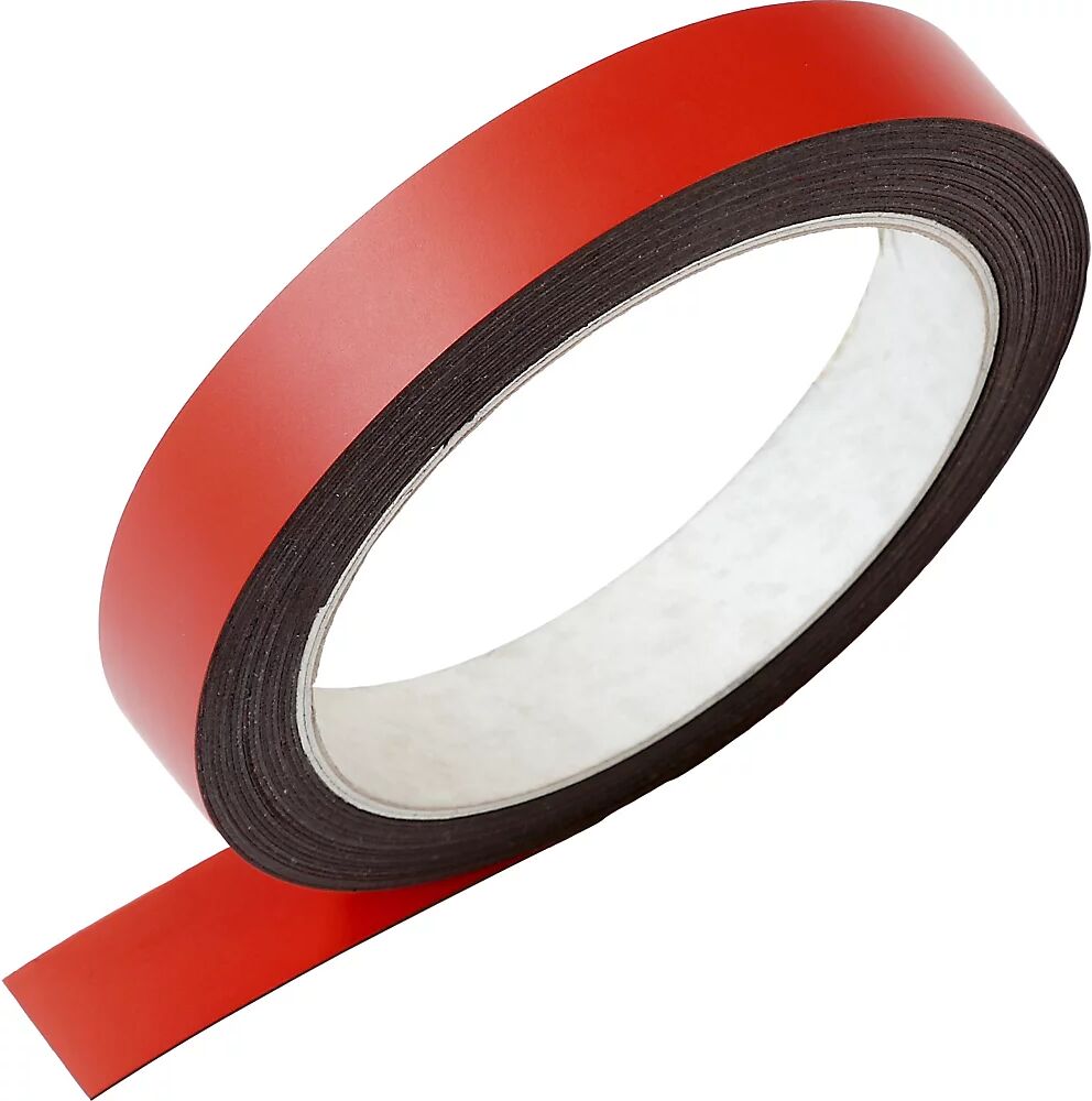 Magnetband LxB 5000 x 15 mm, 1 Rolle rot