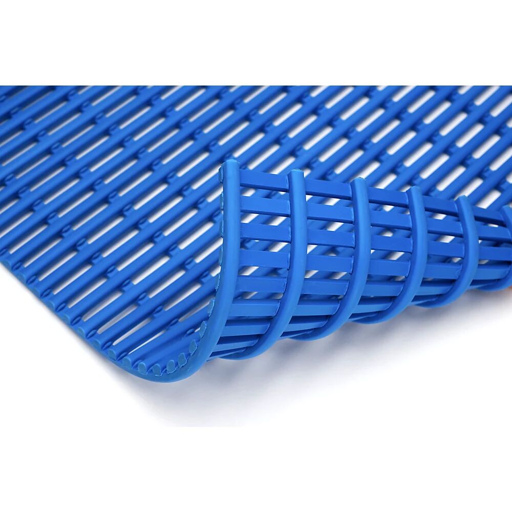 Bodenmatte, PVC-frei pro lfd. m blau, Breite 600 mm