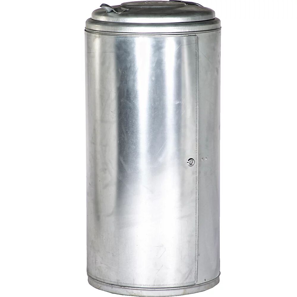 Abfallbehälter Volumen 120 l, HxBxT 990 x 470 x 535 mm feuerverzinkt