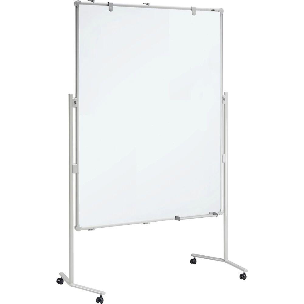 MAUL Moderationstafel PRO Textil blau / Whiteboard BxH 1200 x 1500 mm