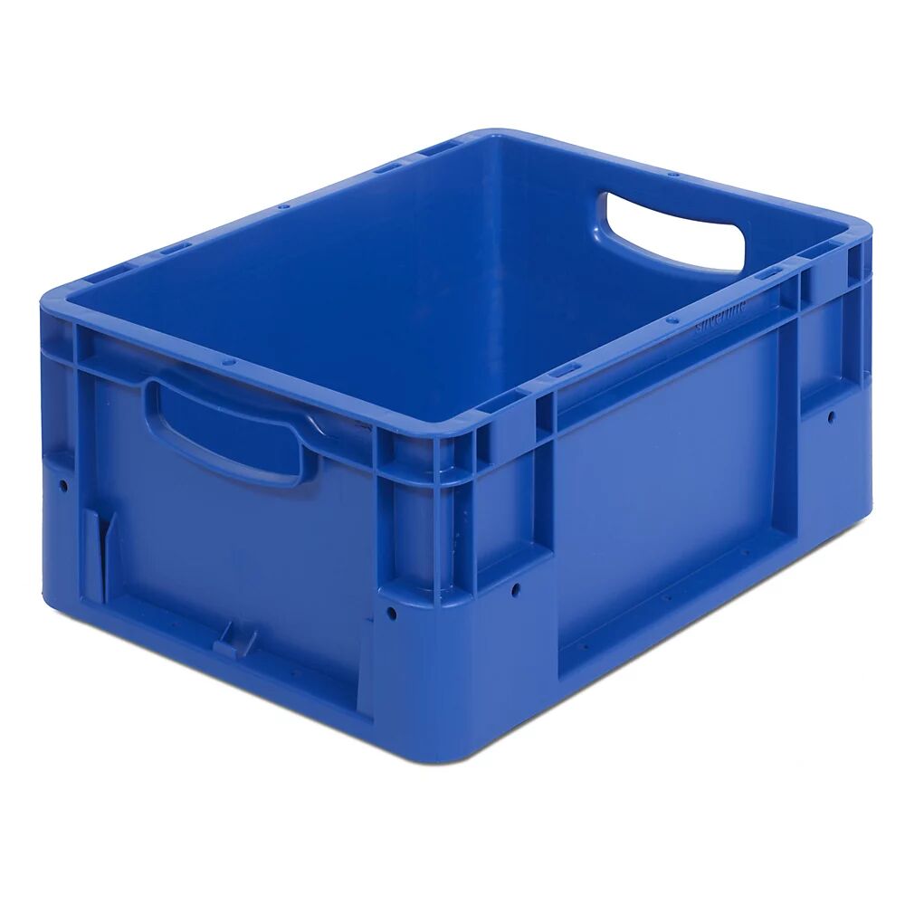 Industriebehälter Inhalt 15 l, LxBxH 400 x 300 x 180 mm, VE 5 Stk blau