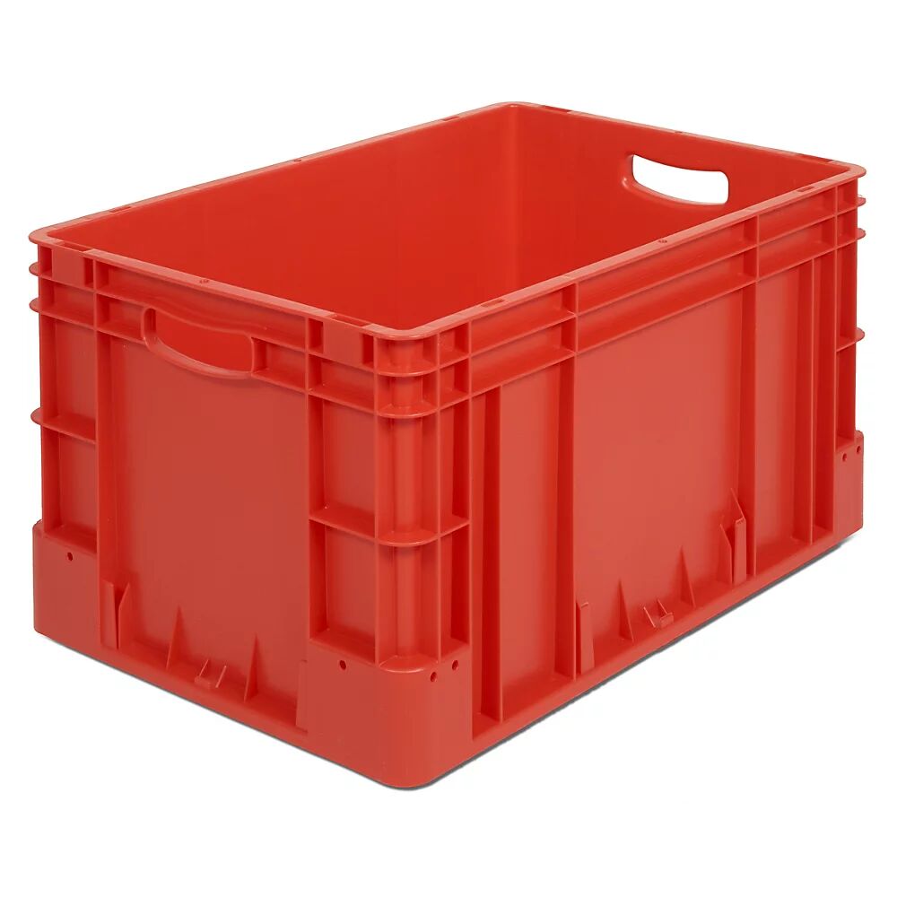 Industriebehälter Inhalt 60 l, LxBxH 600 x 400 x 320 mm, VE 3 Stk rot