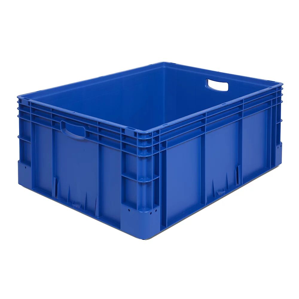 Industriebehälter Inhalt 132 l, LxBxH 800 x 600 x 320 mm blau